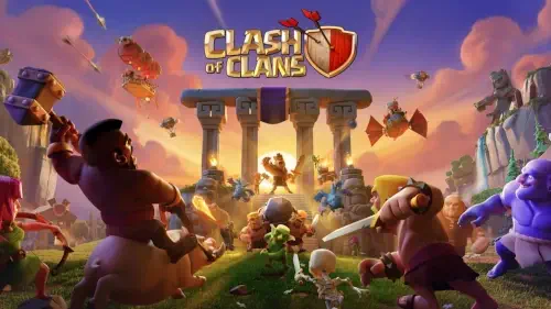 clash of clans title