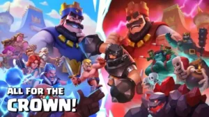 clash royale in game battle