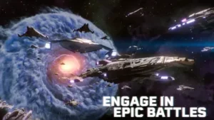 star trek fleet command space battle interface