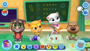 my talking tom friends 4 characters