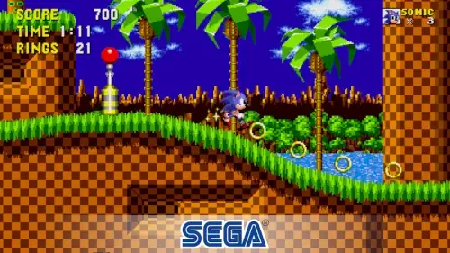 sonic hedgehog classic green hill zone