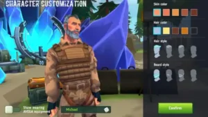 tegra character customization