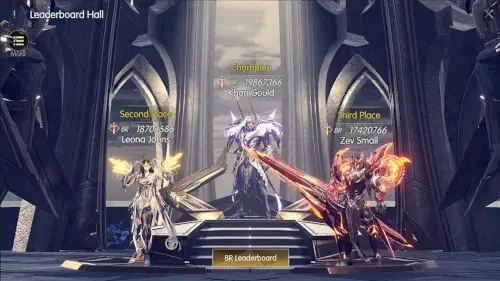 chronicle of infinity br leaderboard