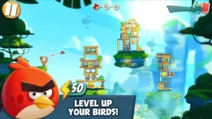 angry birds 2 level up