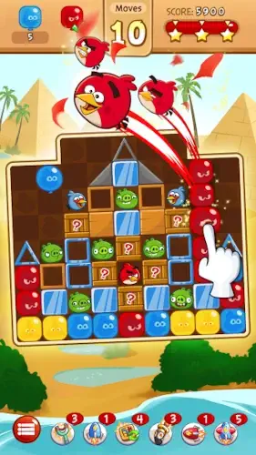 angry birds blast moves