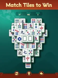 shanghai mahjongg match tiles