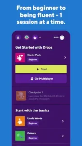 drops beginner checkpoint