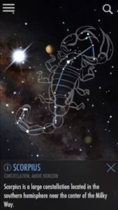 skyview scorpius constellation