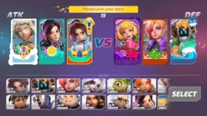 t3 arena hero selection