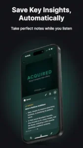 snipd podcast insight capture app