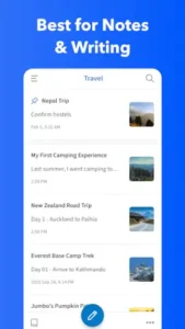 upnote best for notes writing