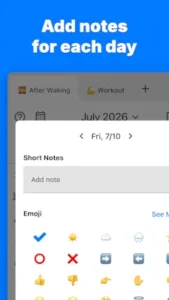 habit check calendar daily memo notes feature habit check calendar daily memo notes feature
