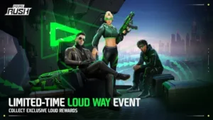 prime rush loud way event exclusive rewards