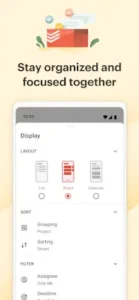 todoist list board calendar views display