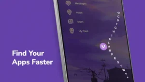 niagara launcher find apps faster wave alphabet