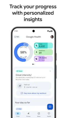 google health personalized insights