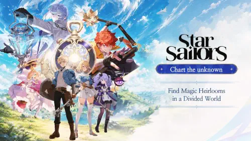 star sailors chart title screen
